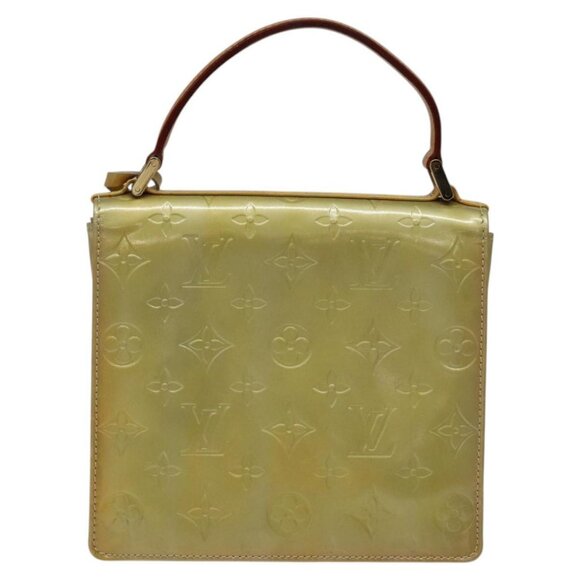 LOUIS VUITTON Monogram Vernis Spring Street Hand Bag Gris M91029 LV Auth 116696 - Picture 3 of 16